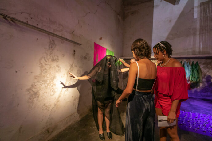  Work(s) by Hélio Oiticica.  From activity Baile da Aurora Sincera. 