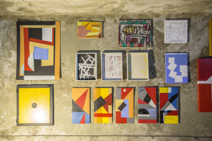  Obra(s) por Tantão (Carlos Antonio Mattos).  Da atividade Manjar: Lucia Laguna, Mariwô, Maxwell Alexandre, Tantão. 