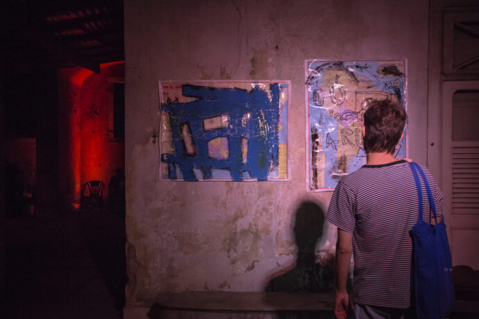  Obra(s) por Tantão (Carlos Antonio Mattos).  Da atividade Manjar: Lucia Laguna, Mariwô, Maxwell Alexandre, Tantão. 
