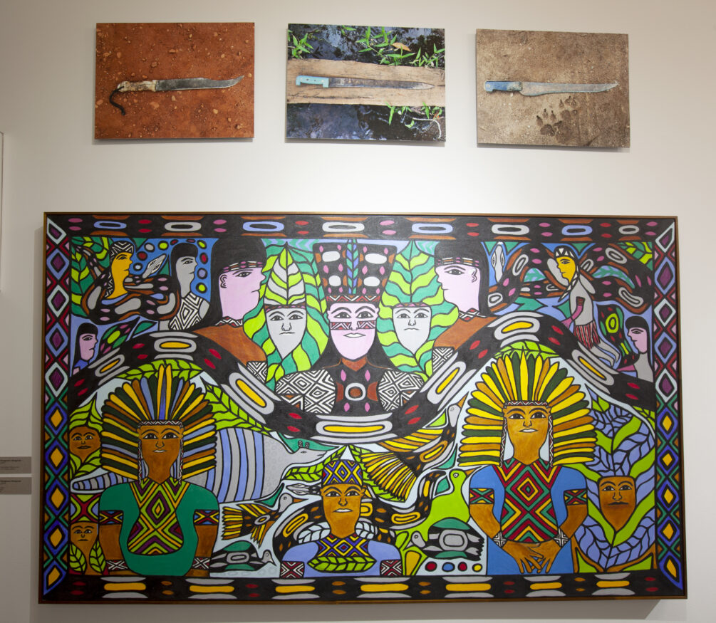  Work(s) by MAHKU (Movimento dos Artistas Huni Kuin), Sallisa Rosa.  From activity AFLUENTE [ArtRio]. 