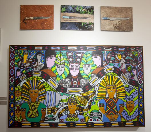  Work(s) by MAHKU (Movimento dos Artistas Huni Kuin), Sallisa Rosa.  From activity AFLUENTE [ArtRio]. 